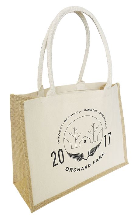 Fully Biodegradable Jute Canvas Tote Bag - Think Promo