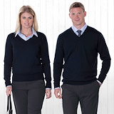 Merino Detailed V-Neck Pullover - Mens image